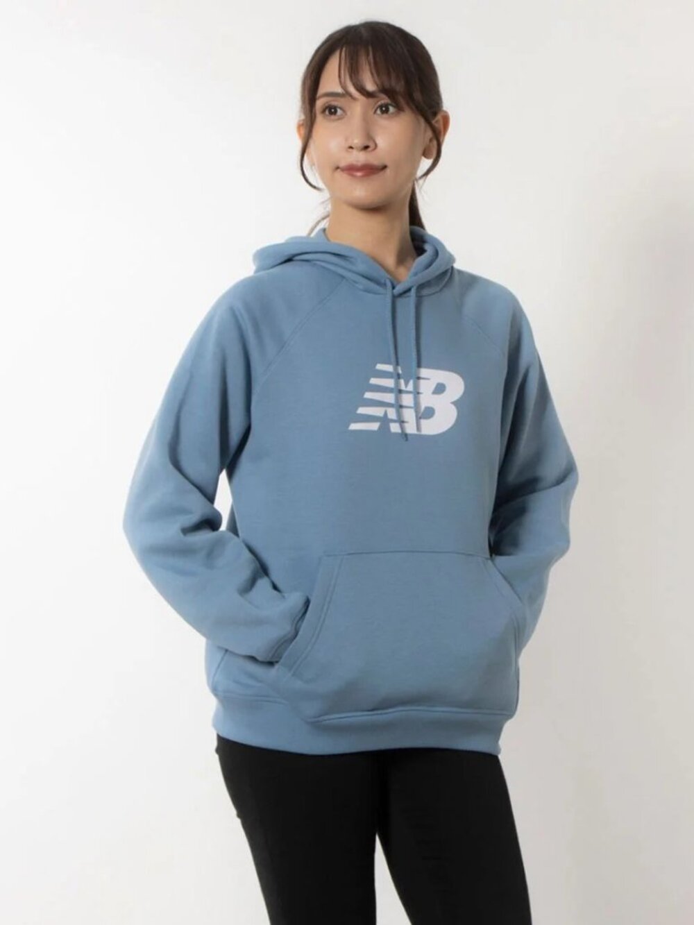 𝗻𝗲𝘄 𝗯𝒂𝗹𝒂𝗻𝗰𝗲 Women's Sweat Sport Fleece Logo Pullover Hoodie (Size M)🔵